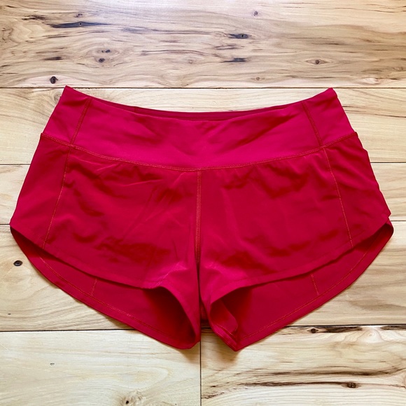 Lululemon Speed Up running shorts RED - Picture 2 of 8